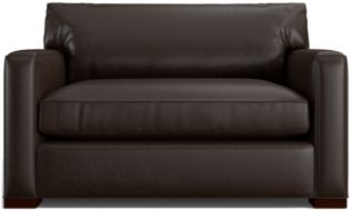 Axis II Leather Twin Sleeper Sofa shown in Libby, Espresso