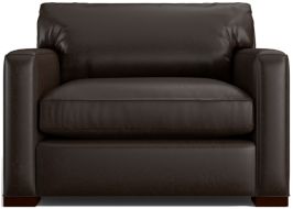 Axis II Leather Chair shown in Libby, Espresso
