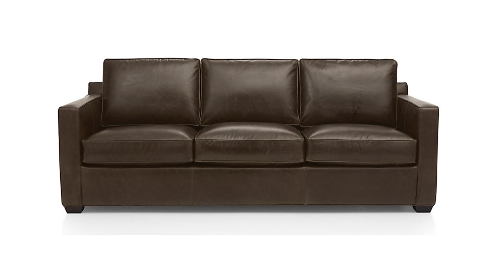 Davis Leather 3-Seat Sleeper Sofa Davis Leather 3-Seat Sleeper Sofa