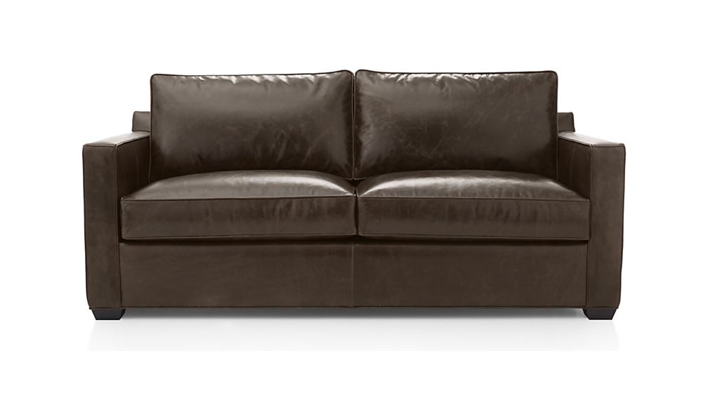 Davis Leather Queen Sleeper Sofa With Air Mattress Davis Leather Queen Sleeper Sofa With Air Mattress