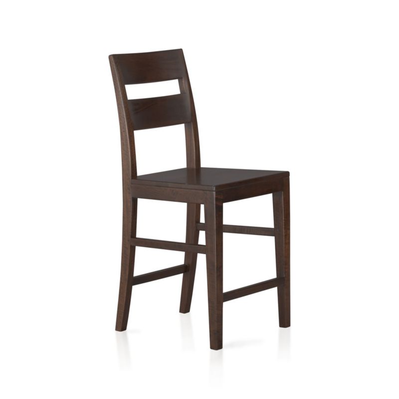 Basque Java Counter Stool in Bar Stools + Reviews Crate and Barrel