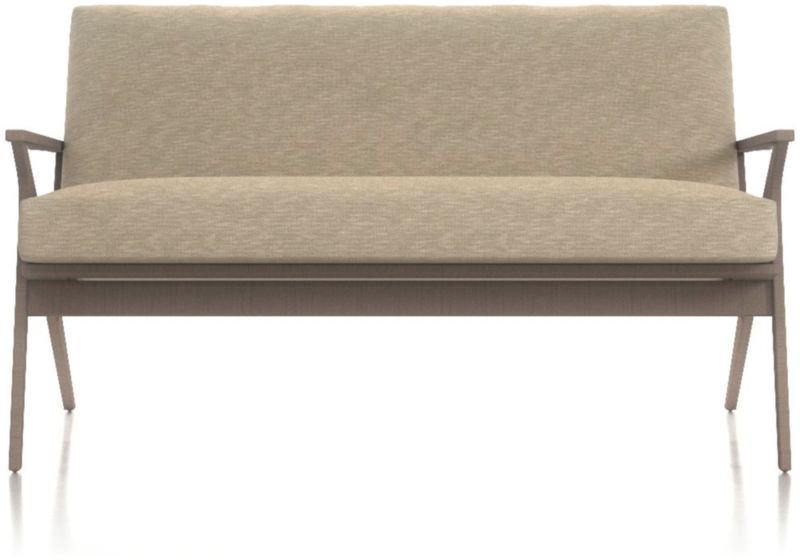 Cavett Wood Frame Loveseat