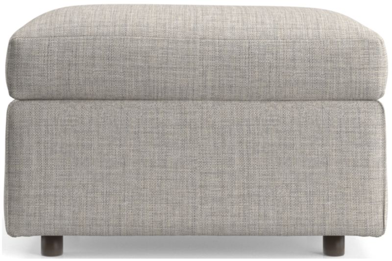Barrett Ottoman + Reviews Crate and Barrel