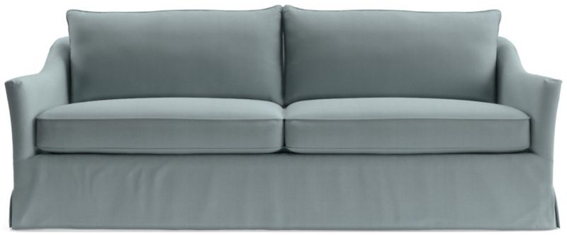 Keely Slipcovered Sofa + Reviews Crate and Barrel