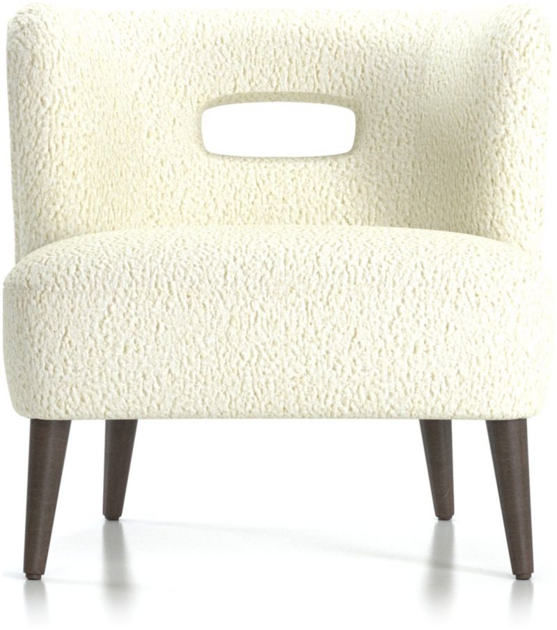 Mimi Vegan Lambskin Chair Reviews Crate And Barrel