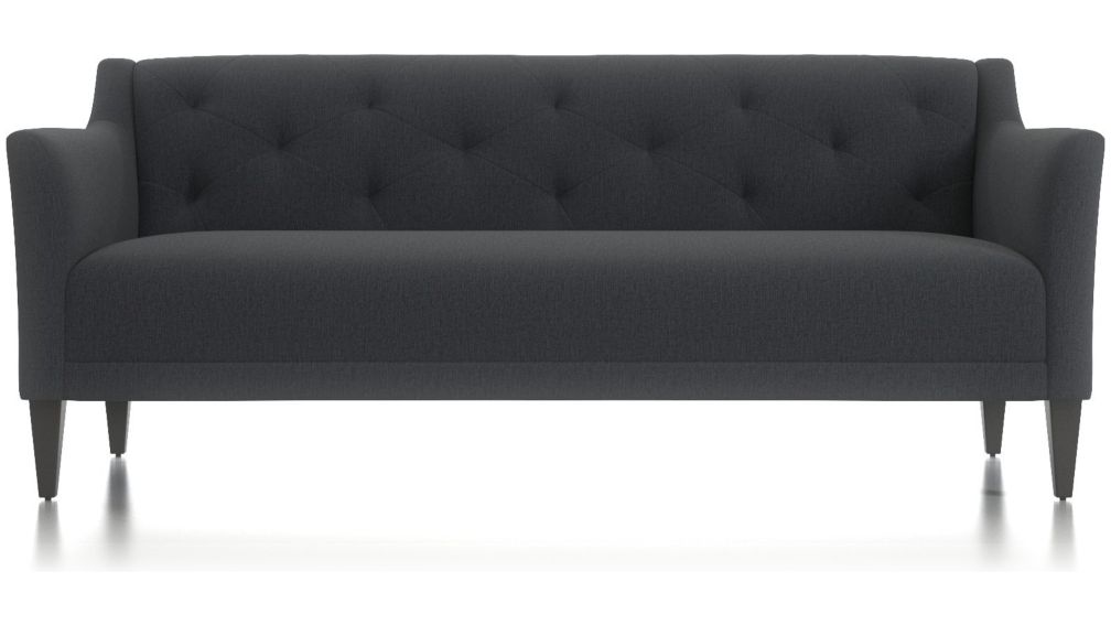 Margot II 80" Grande Tufted Sofa + Reviews Crate and Barrel