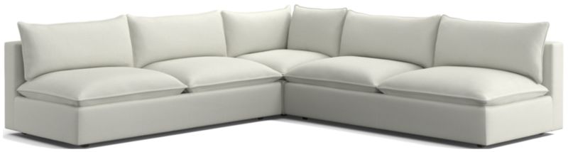 Lotus Petite Modular 3Piece Low Corner Sectional + Reviews Crate and