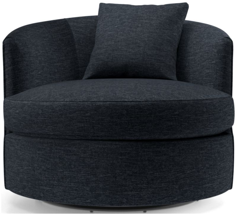Tillie Swivel Chair + Reviews | Crate and Barrel