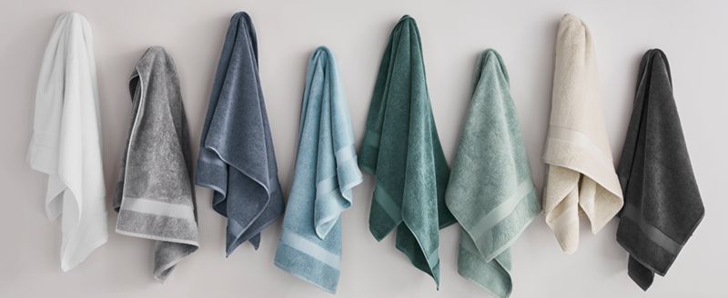 towel colours for bathroom