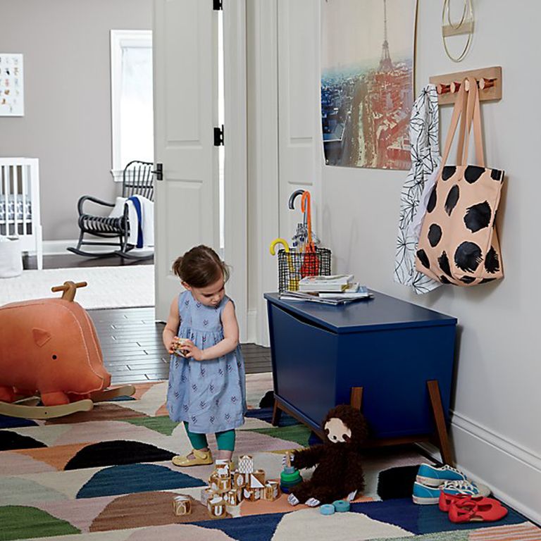 table with toy storage